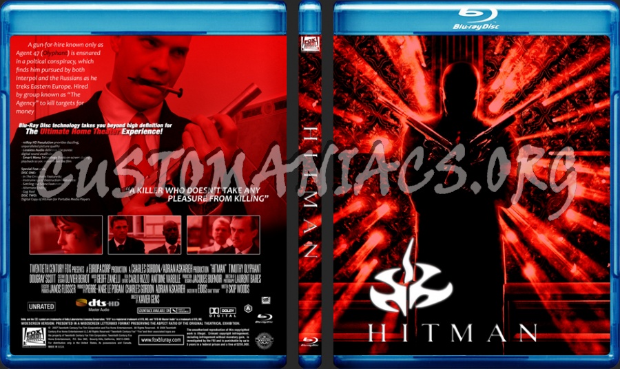 Hitman blu-ray cover