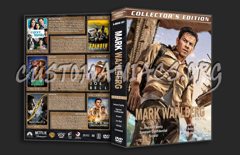 Mark Wahlberg Collection - Set 8 dvd cover