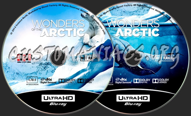 Wonders of The Arctic 2014 UHD Bluray blu-ray label