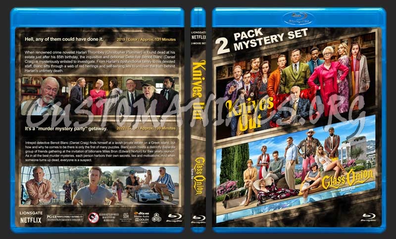 Knives Out Double Feature blu-ray cover