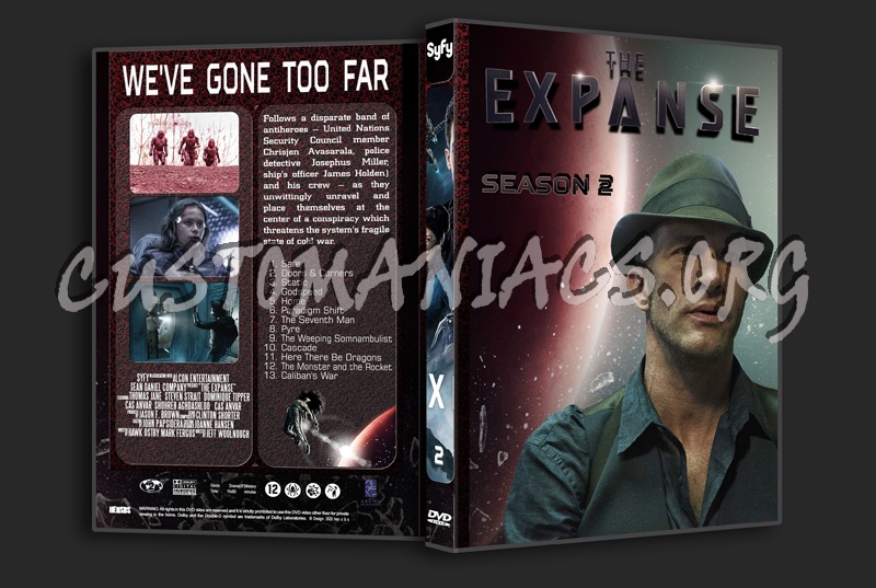 The Expanse - Complete (6 seasons) with spine dvd cover