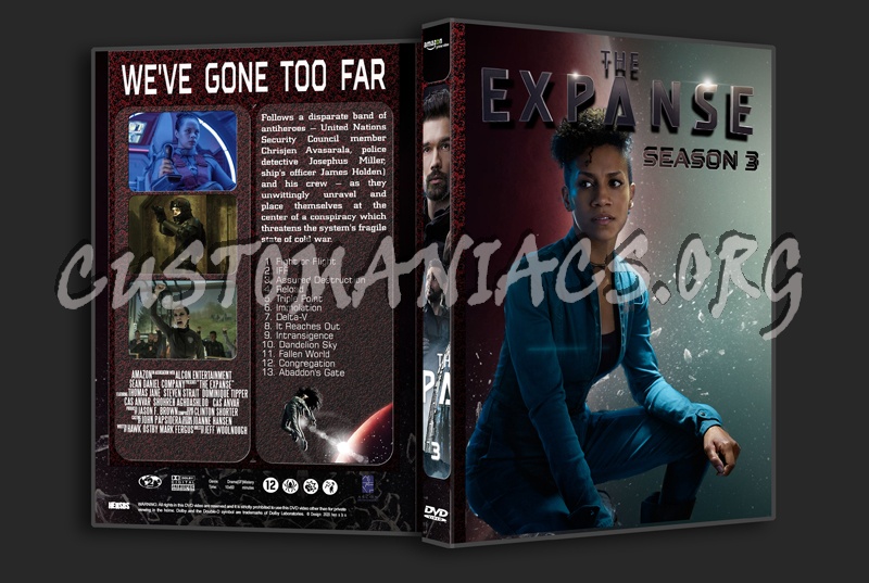 The Expanse - Complete (6 seasons) with spine dvd cover