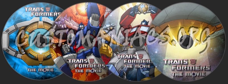 Transformers The Movie dvd label