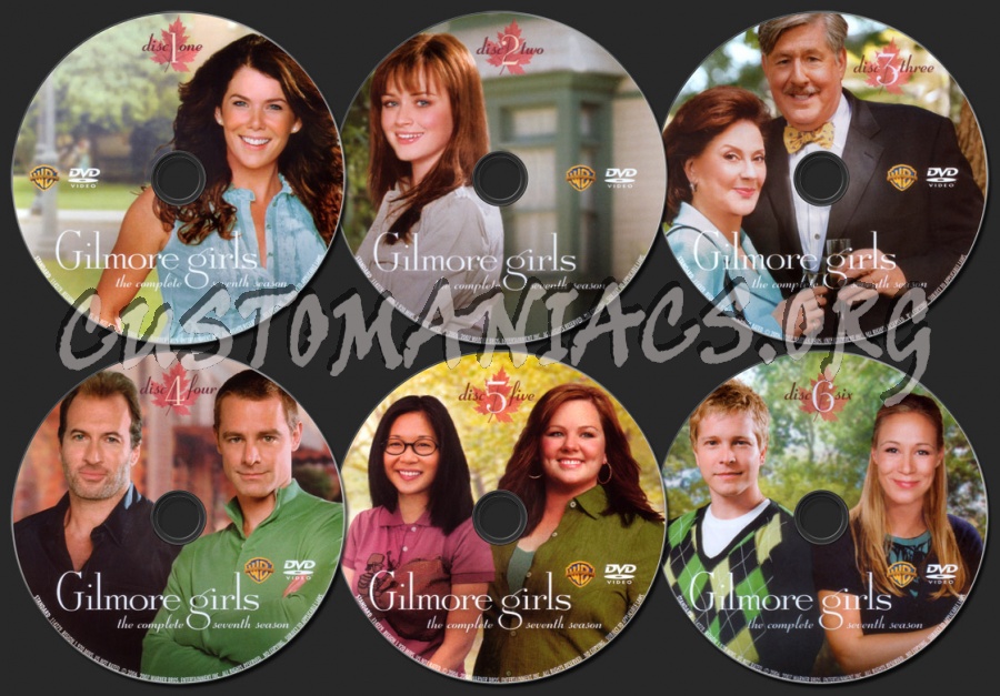 Gilmore Girls Season 7 dvd label