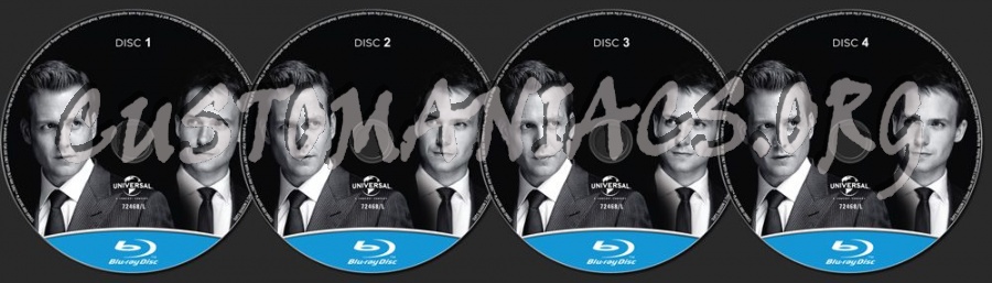 Suits Season 3 blu-ray label