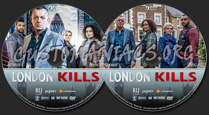 London Kills - Series 3 dvd label