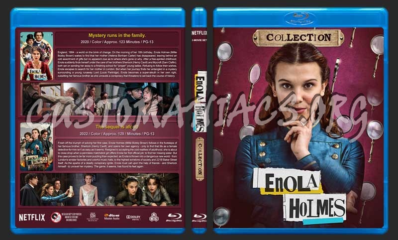 Enola Holmes Collection blu-ray cover