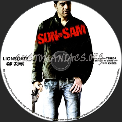 Son of Sam dvd label