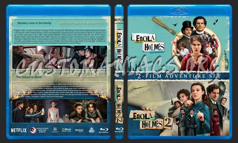 Enola Holmes Double Feature blu-ray cover