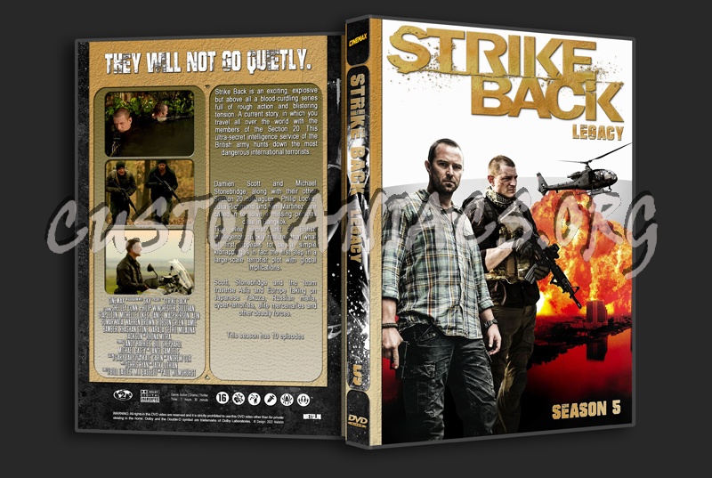 Strike Back Complete dvd cover