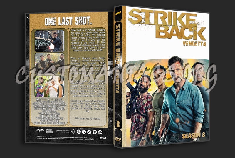 Strike Back Complete dvd cover