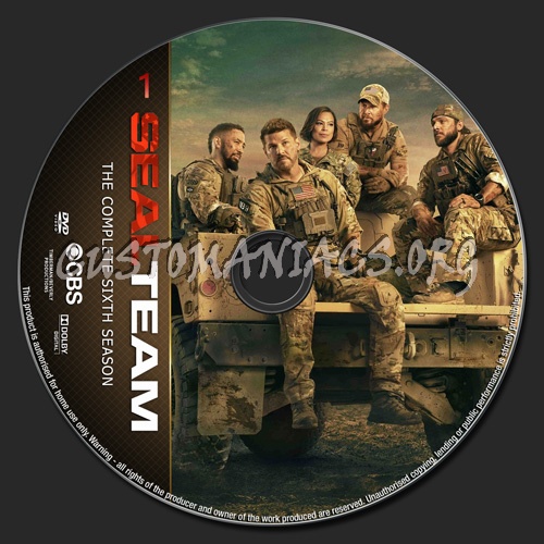 Seal Team Season 6 dvd label