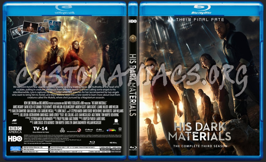 His Dark Materials Season 3 blu-ray cover