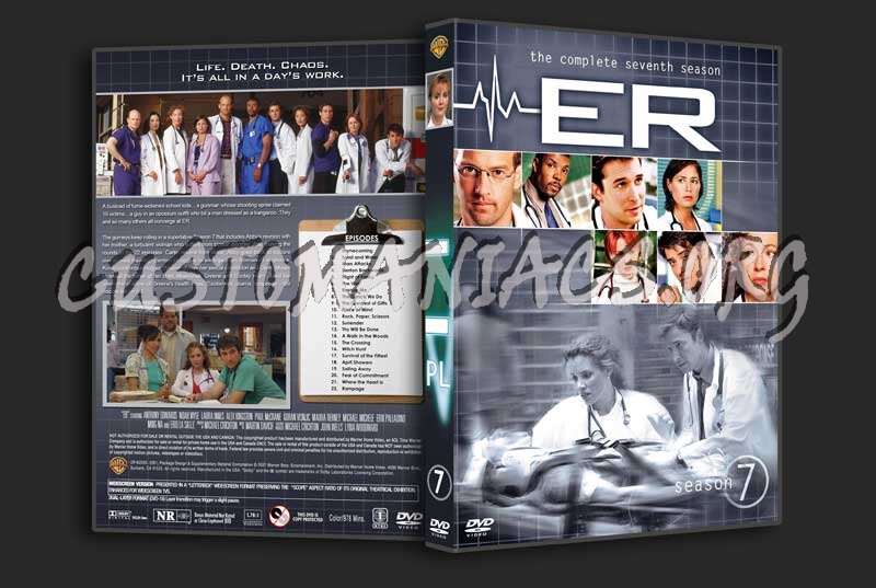 ER  - The Complete Series (spanning spine) dvd cover