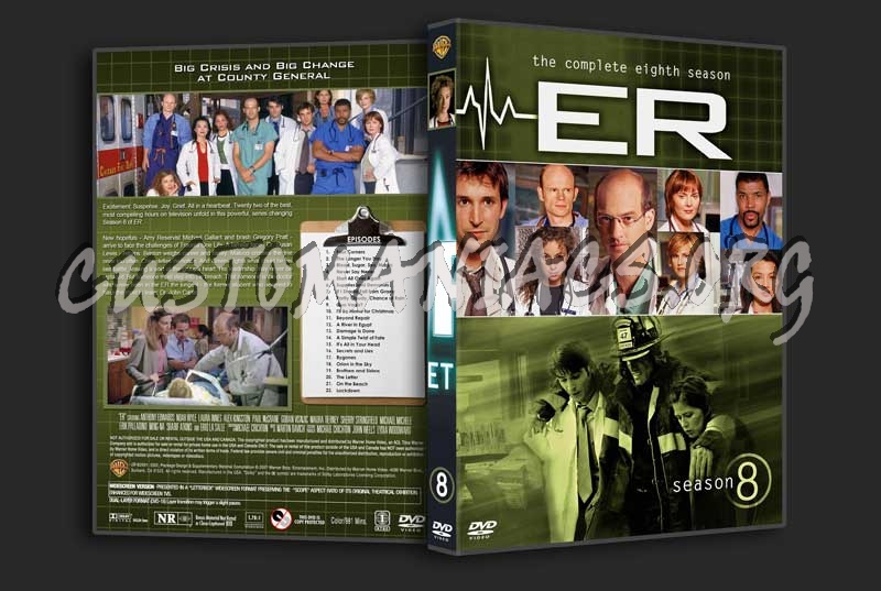 ER  - The Complete Series (spanning spine) dvd cover