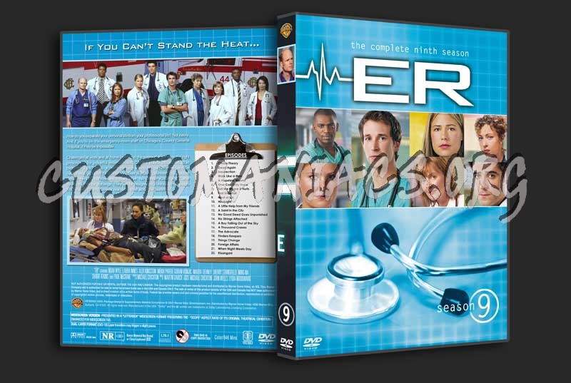 ER  - The Complete Series (spanning spine) dvd cover