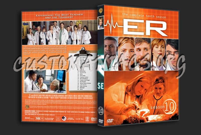 ER  - The Complete Series (spanning spine) dvd cover