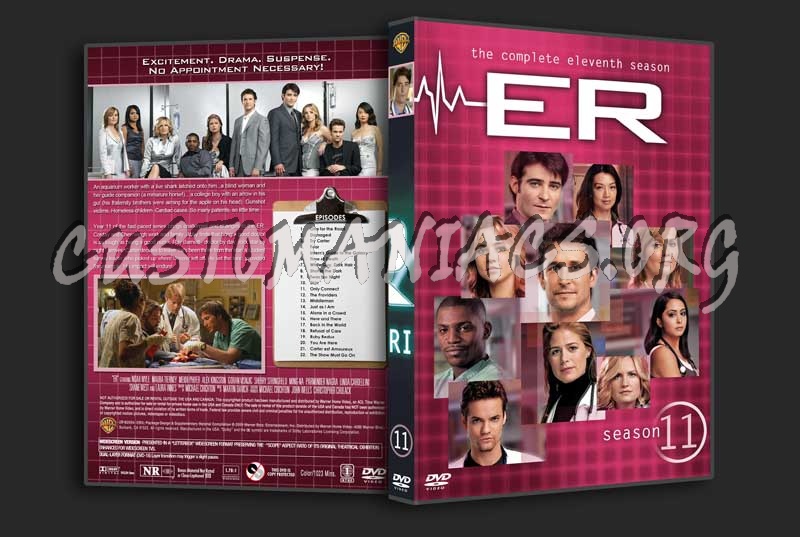 ER  - The Complete Series (spanning spine) dvd cover