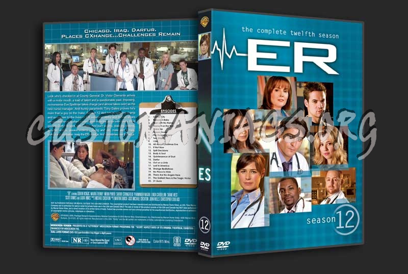 ER  - The Complete Series (spanning spine) dvd cover