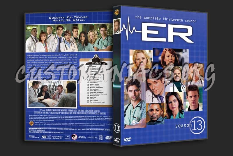 ER  - The Complete Series (spanning spine) dvd cover