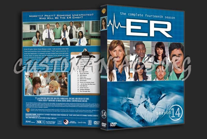 ER  - The Complete Series (spanning spine) dvd cover