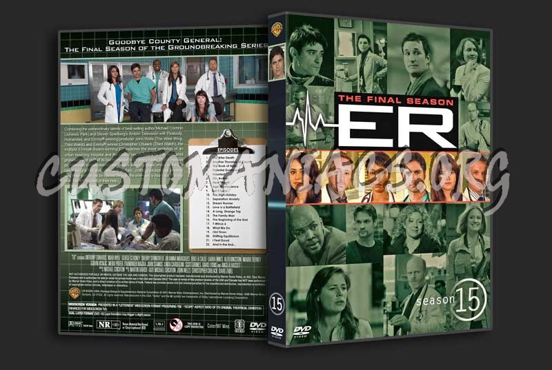 ER  - The Complete Series (spanning spine) dvd cover