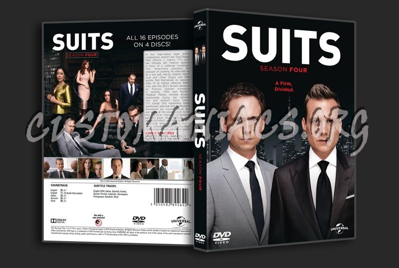 Suits Season 4 dvd cover