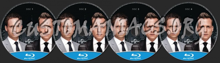 Suits Season 4 blu-ray label