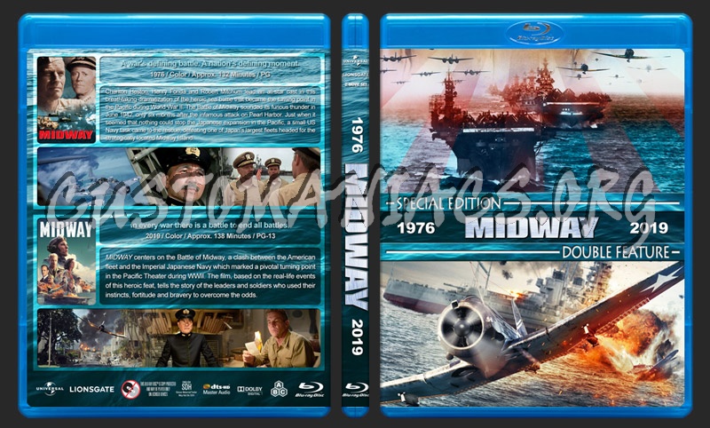 Midway Double Feature blu-ray cover