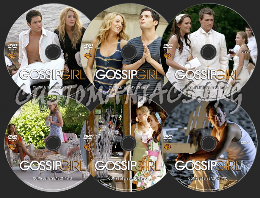 Edited the DVD cover of season two of Gossip Girl to make a cover for that  season's soundtrack.