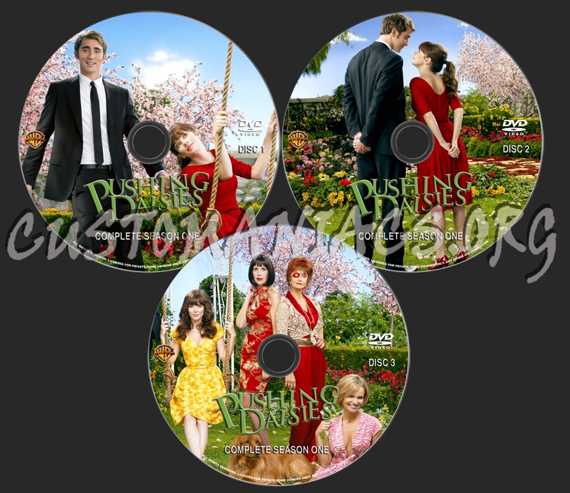 Pushing Daisies season 1 dvd label