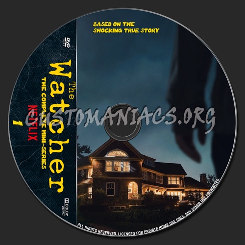 The Watcher Mini-Series dvd label