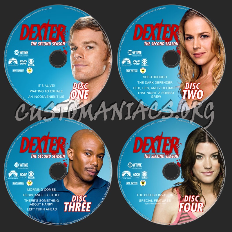 Dexter - Season Two dvd label