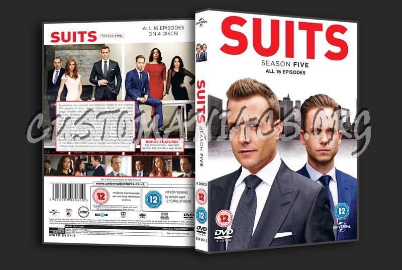 Suits Season 5 dvd cover