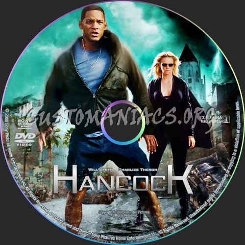 Hancock dvd label