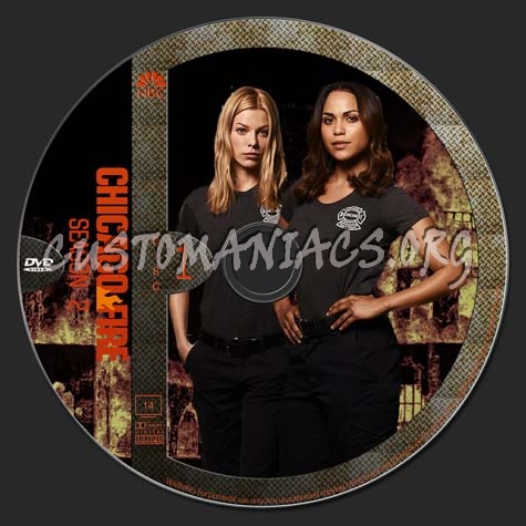 Chicago Fire - season 2 dvd label