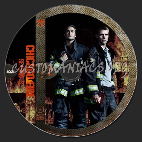 Chicago Fire - season 3 dvd label