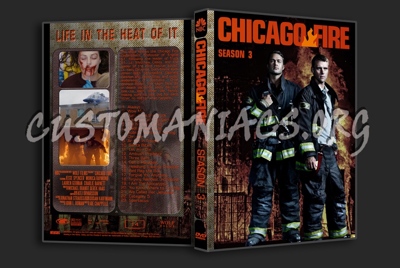 Chicago Fire - season 3 dvd cover