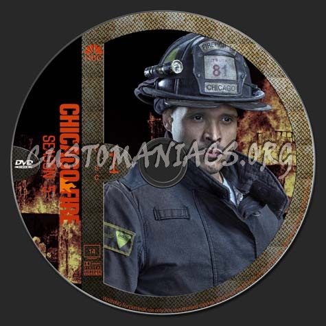 Chicago Fire - season 5 dvd label