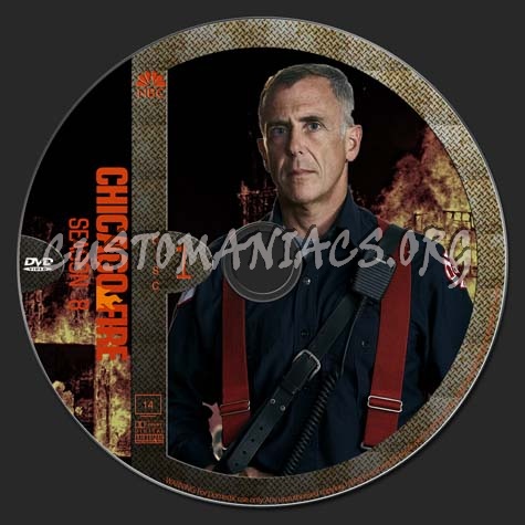 Chicago Fire - season 8 dvd label