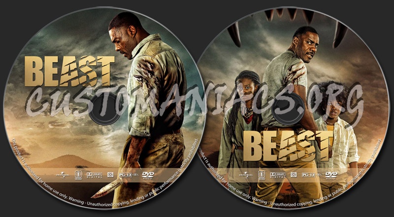 Beast dvd label