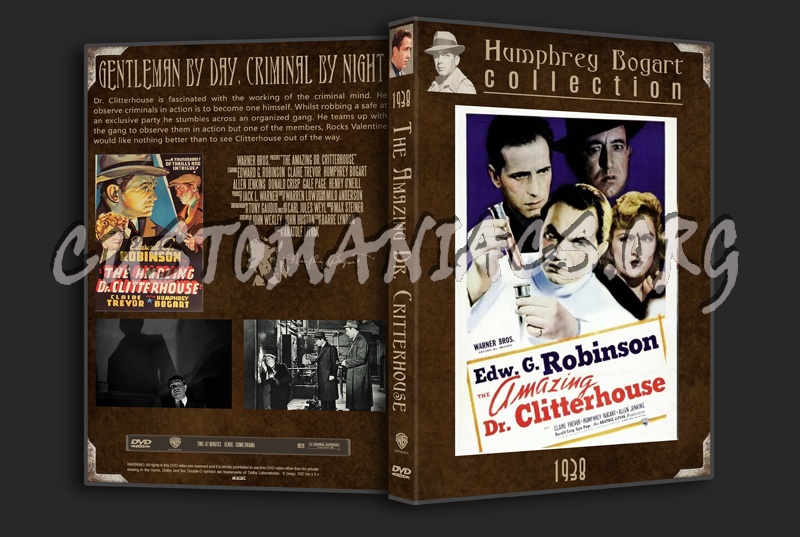 Bogart Collection 26 The Amazing Dr. Clitterhouse (1938) dvd cover