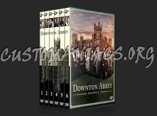 Downton Abbey - The Complete Series (spanning spine) dvd cover