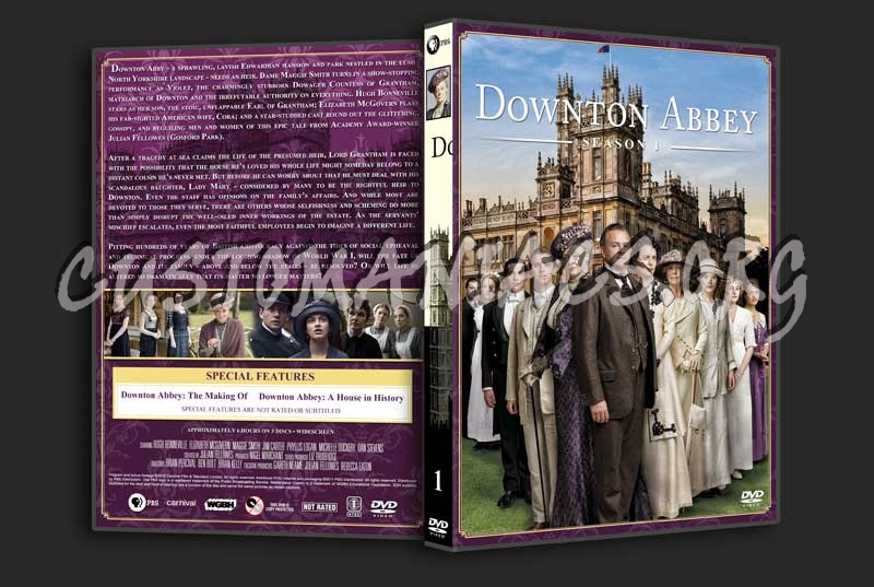 Downton Abbey - The Complete Series (spanning spine) dvd cover