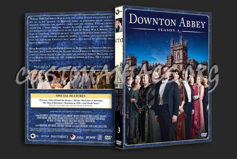 Downton Abbey - The Complete Series (spanning spine) dvd cover