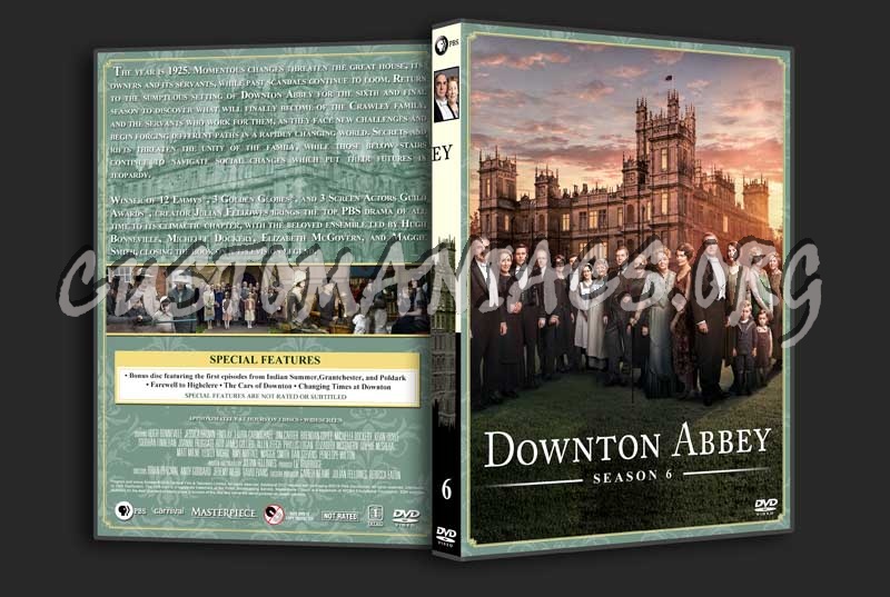 Downton Abbey - The Complete Series (spanning spine) dvd cover