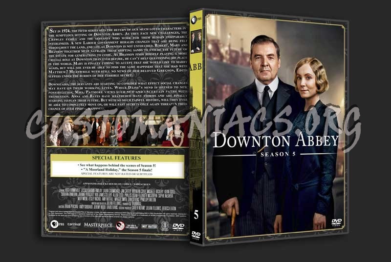 Downton Abbey - The Complete Series (spanning spine) dvd cover