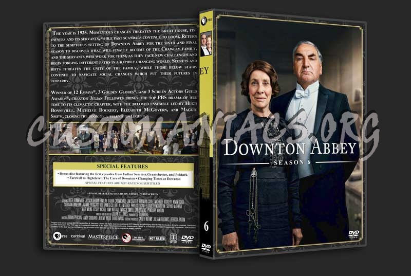 Downton Abbey - The Complete Series (spanning spine) dvd cover