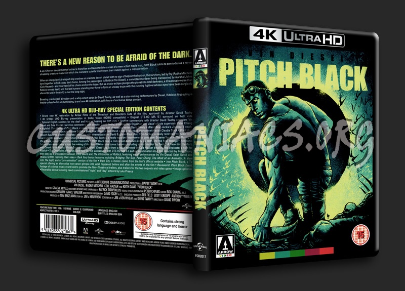 Pitch Black 4K blu-ray cover