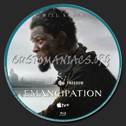 Emancipation blu-ray label